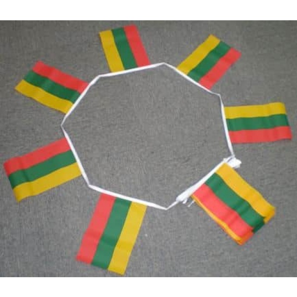 6m 20 flag Lithuania bunting