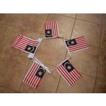 6m 20 flag Malaysia bunting