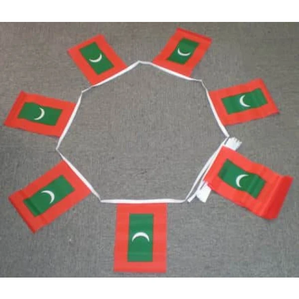 6m 20 flag Maldives bunting