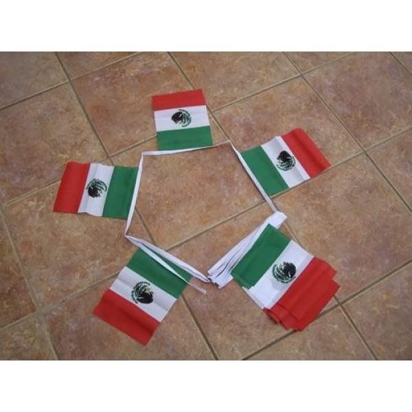 6m 20 Flag Mexico Bunting