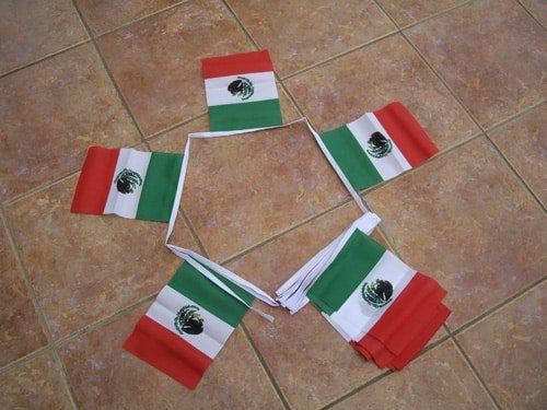 6m-20-flag-mexic-4e15b6233ff18 6m 20 Flag Mexico Bunting - Image 1