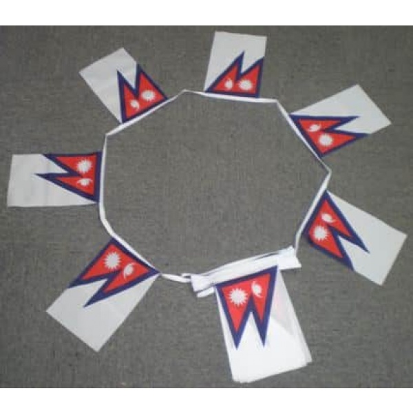 6m 20 flag Nepal bunting