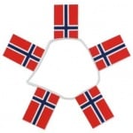 6m 20 flag Norway bunting