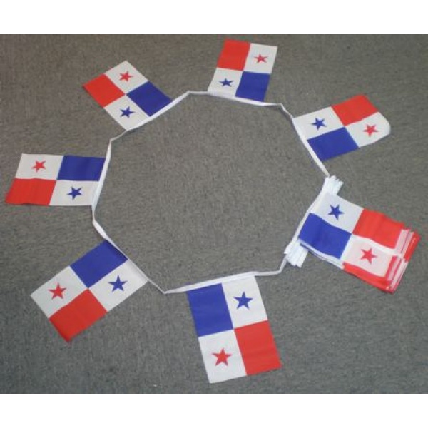 6m 20 flag Panama bunting