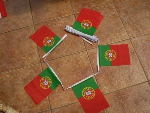 6m-20-flag-portu-4e1db0fa64449 6m 20 Flag Portugal Bunting - Image 1