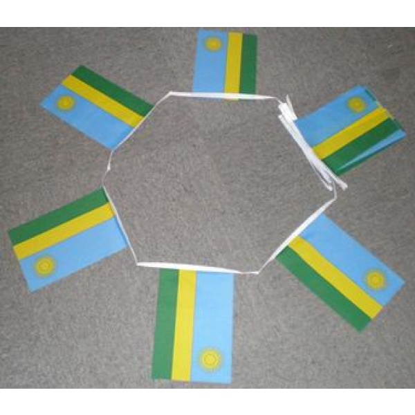 6m 20 flag Rwanda bunting