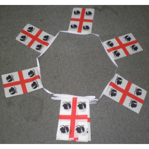 6m 20 flag Sardinia bunting