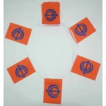 6m 20 flag Sikh bunting