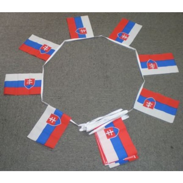 6m 20 flag Slovakia bunting
