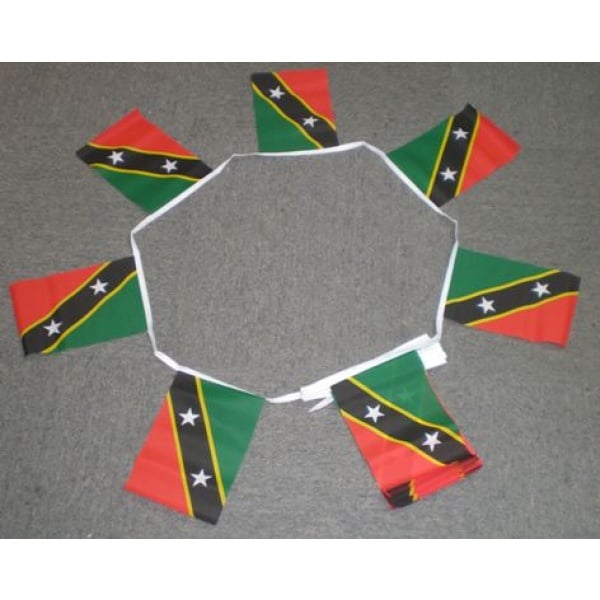6m 20 flag St Christopher & Nevis (St Kitts) bunting