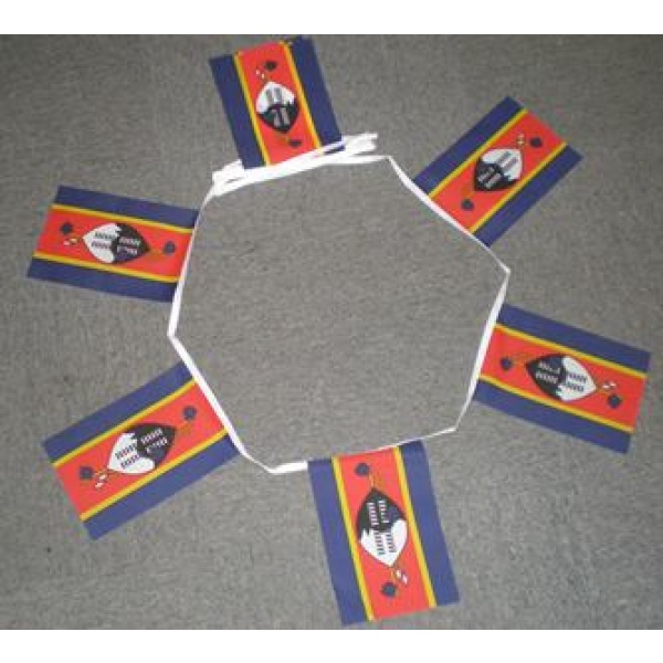6m 20 flag Swaziland (Eswatini) bunting