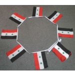 6m 20 flag Syria (2 stars) bunting