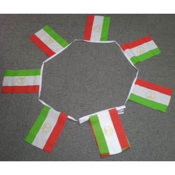 6m 20 flag Tajikistan bunting