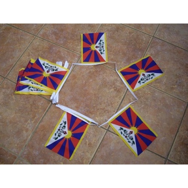 6m 20 flag Tibet bunting