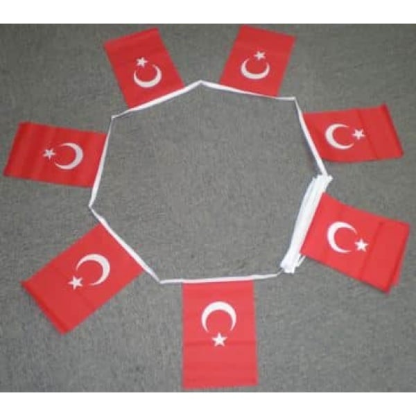 6m 20 flag Turkey bunting (Turkiye)