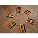 6m 20 flag Uganda bunting