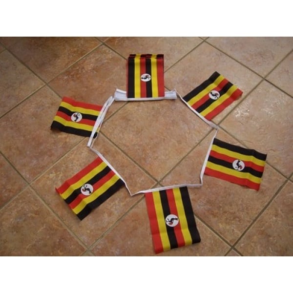 6m 20 flag Uganda bunting