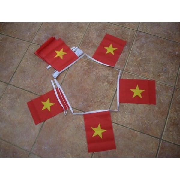 6m 20 flag Vietnam bunting