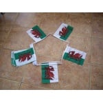 6m 20 flag Welsh Dragon (Wales) Bunting