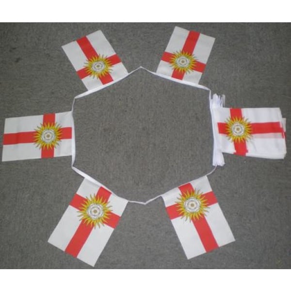 6m 20 flag  Yorkshire  West Riding bunting