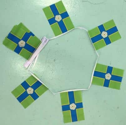 6m-20-flag-yorks-553f59250f3f6 6m 20 flag Yorkshire North Riding bunting - Image 1