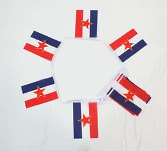6m-20-flag-yugos-514b0c4906e90 6m 20 flag Yugoslavia with Star (1945-1991) bunting - Image 1