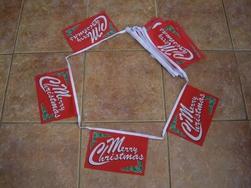 7-6m-20-flag-mer-4e15afd4576bd 7.6m 20 flag Merry Christmas Bunting - Image 1