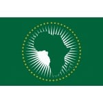 African Union medium table flag