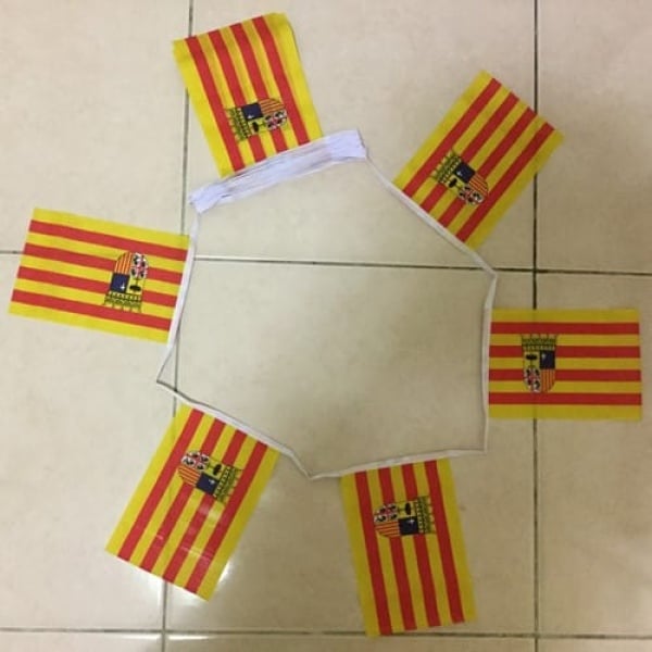 6m 20 flag Aragon bunting