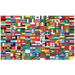 Countries of the World Flag | Flags of the World (195 Countries 5'x3' digital print) - Image 2
