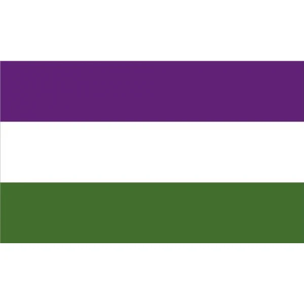 Genderqueer Table Flag