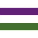 Genderqueer Table Flag