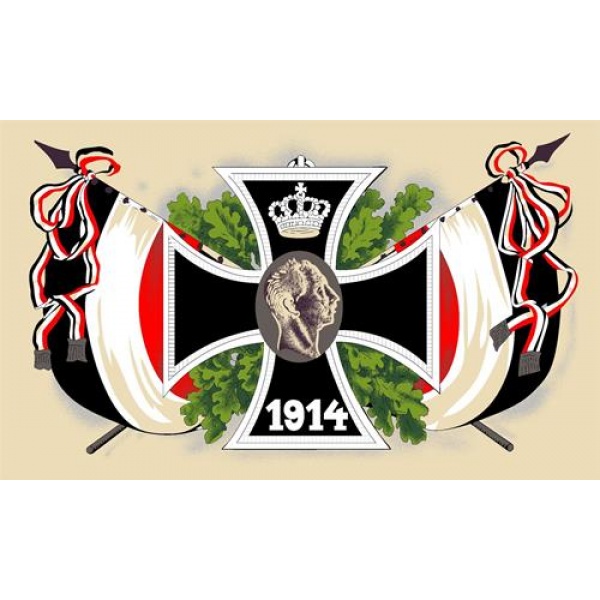 German Empire/Prussion Iron Cross (1914) 5'x3'
