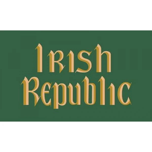 Irish Republic (Easter Rising 1916) hand flag