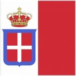 Italy Naval Ensign 1848-1946 5'x3' - Image 2