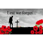 Giant Lest We Forget (Remembrance Day) 8'x5'