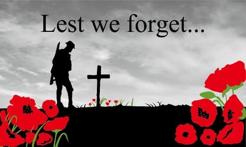 LestWeforget1 Lest We Forget 3'x2' (Remembrance Day) - Image 1