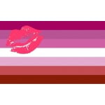 Lipstick Lesbian (Gay Pride) 5'x3'