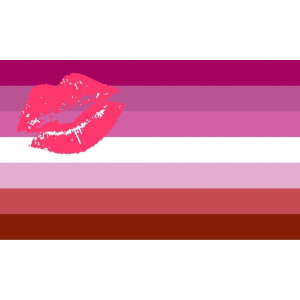 Lipstick Lesbian (Gay Pride) 5'x3'