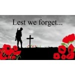 Lest We Forget 5'x3'