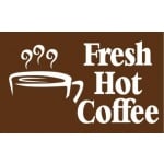 Fresh Hot Coffee 5'x3'