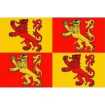 Owain Glyndwr medium table flag