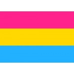 Pansexual (Gay Pride) table flag