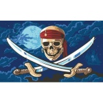 Pirates of the Caribbean Flag (skull) 5'x3'