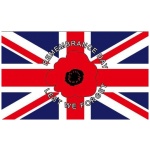 Giant Poppy Flag (Remembrance Day) Lest We Forget new 8'x5'