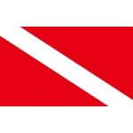 Diver (down) 5'x3'