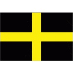 St Davids (Wales) medium table flag
