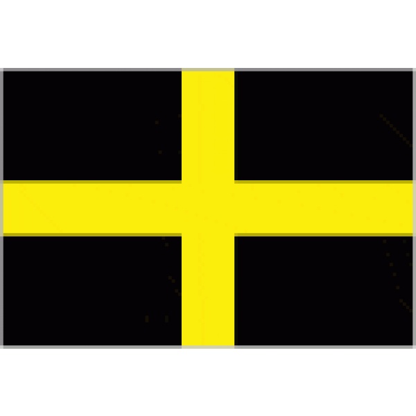 St Davids (Wales) medium table flag