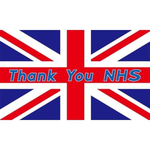 NHS Flag, Thank You NHS Flag.