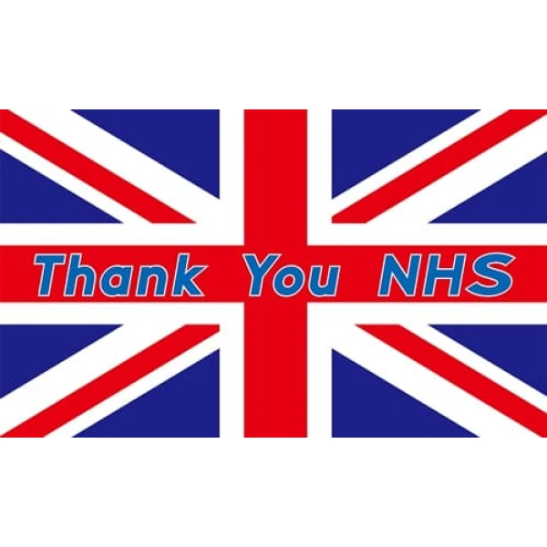 NHS Flag, Thank You NHS Flag.